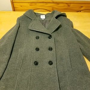 Croft & barrow hooded pea coat